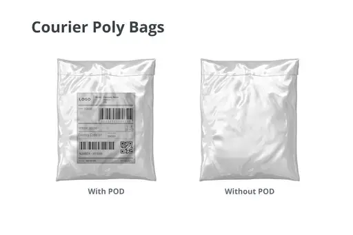 Small Courier Poly Bags