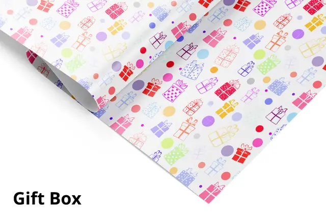 Pre-printed Gift Wrapping Papers