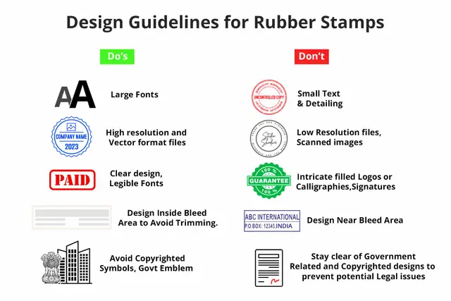 Circle Rubber Stamp