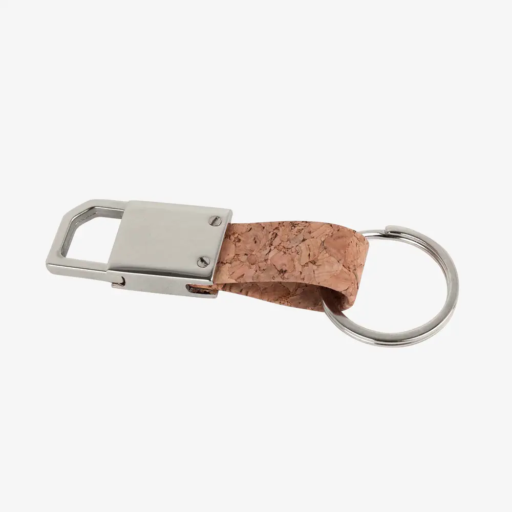 Key Chain with Cork Strap